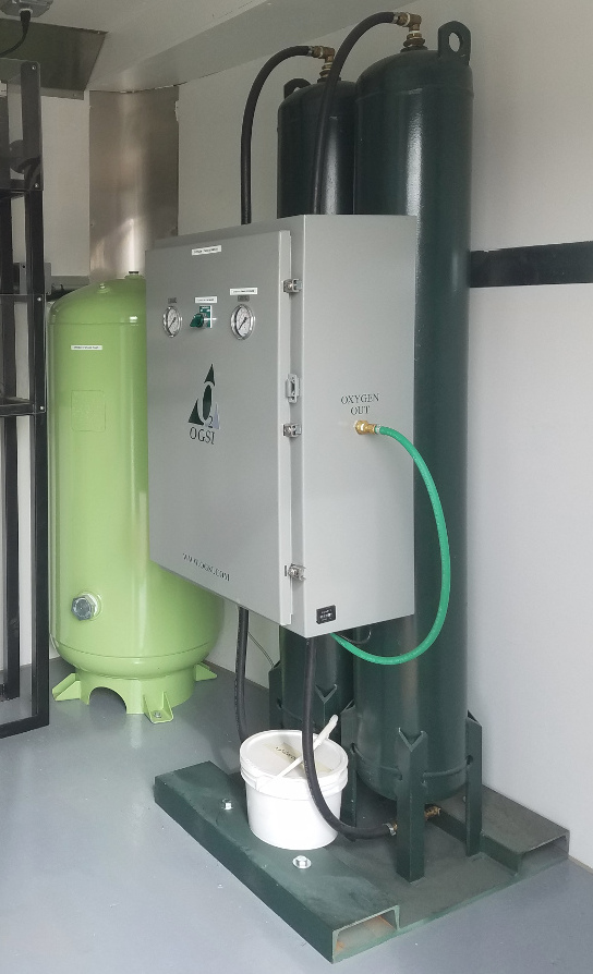 Oxygen Generator in groundwater remediation system