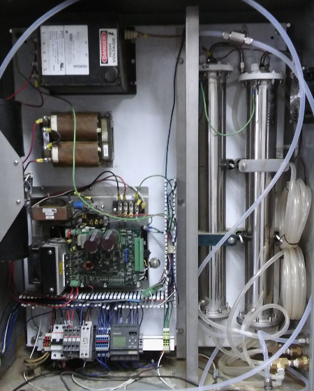 Custom ozone generator with PTI electronics and ozonia cells