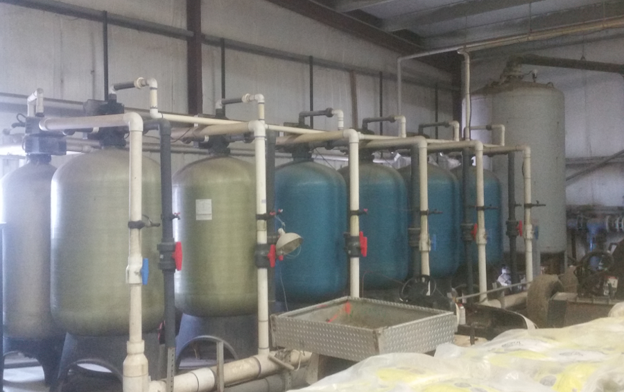 ozone removes iron from livestock water