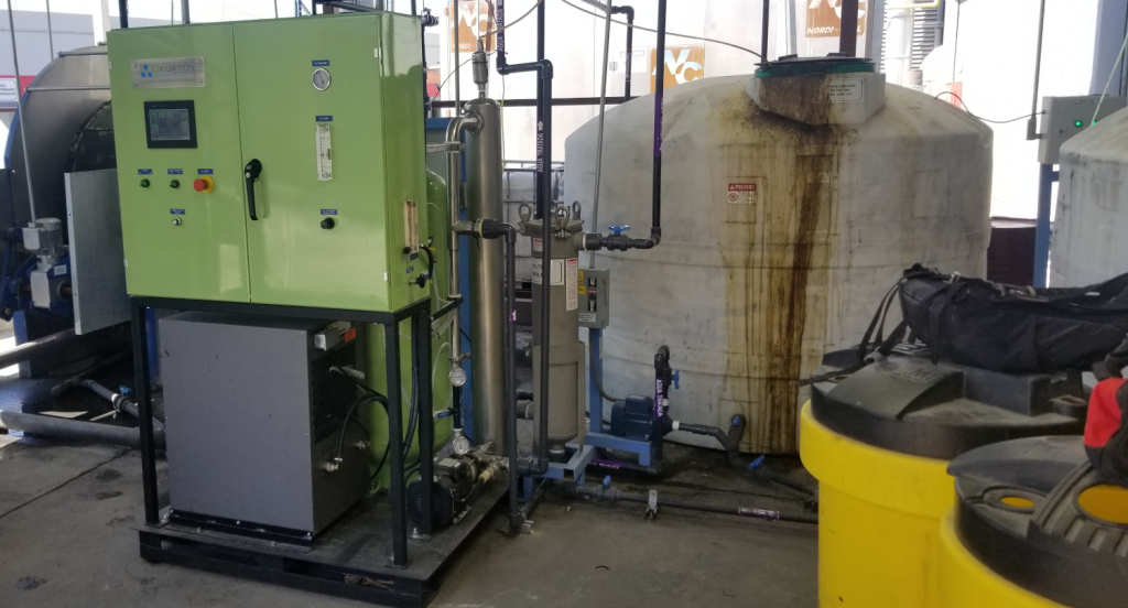 Water reclamation with ozone