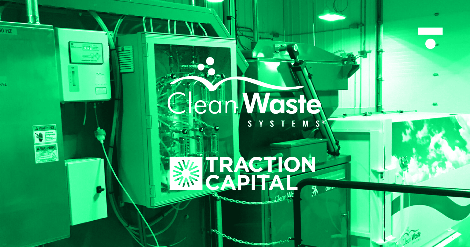 Clean Waste Systems Receives 500K Investment From Traction Capital
