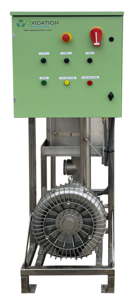 350 CFM destruct unit system