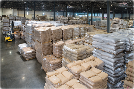 Ozone storage Glendale spice warehouse. Odor control