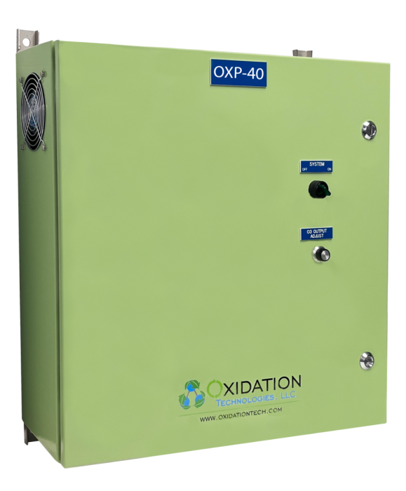 OXP-40 Ozone Generator
Produces 40 g/hr ozone from 10 LPM oxygen at 4.7% by weight