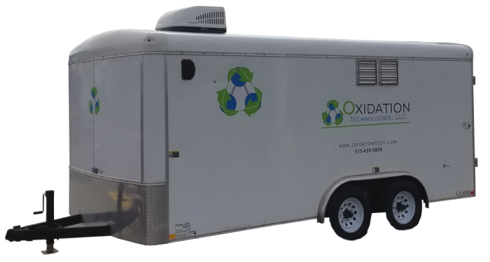 10 lb/day ozone trailer for rent