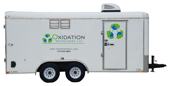 Ozone trailer for remediation