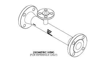 Stainless Steel Venturi SS-1584 Flanged Connection