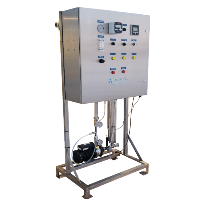 OST-80 ozone injection system with dissolved ozone and ORP sensor options