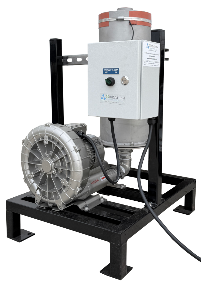 CDU-1500 ozone scrubber with blower