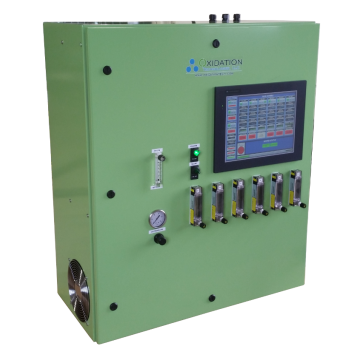ozone cabinet for sparging