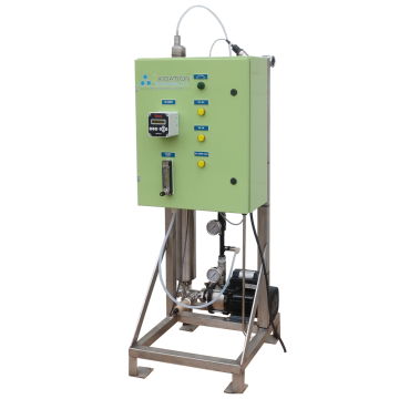 OST Injection Skid 0-15 and 0-30 gallons per minute ozone water injection skid