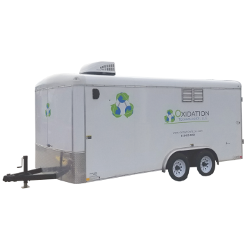 380 g/hr (20 lb/day) ozone generation trailer
