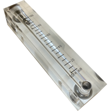 1-100 SCFH Flowmeter without Valve