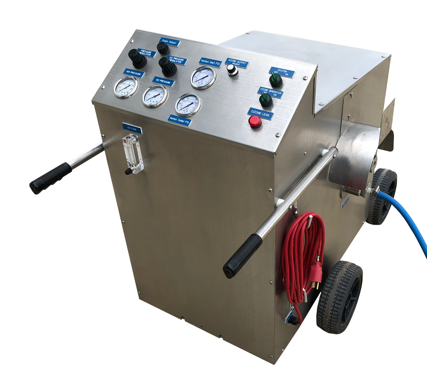 Mobile ozone water system