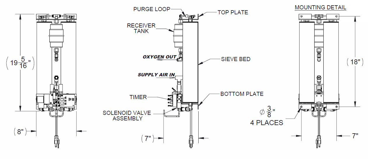 OG-15-OEM dimensions