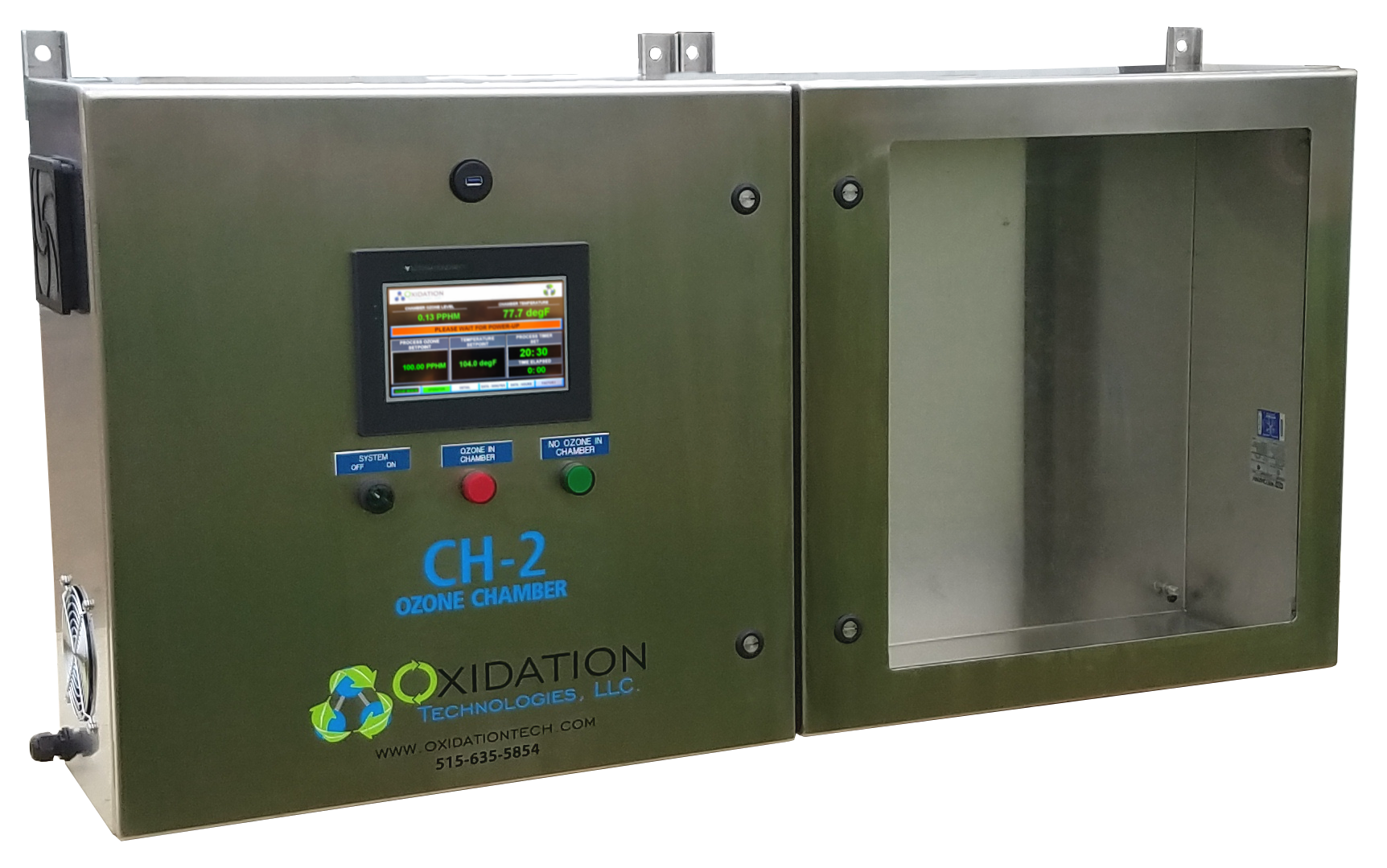 Ozone chamber for exposure testing