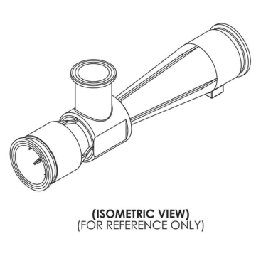 CF3M Stainless Steel Venturi SS-2081 Sanitary Connection