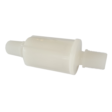 Natural PVDF Flash Reactor for mixing ozone and water