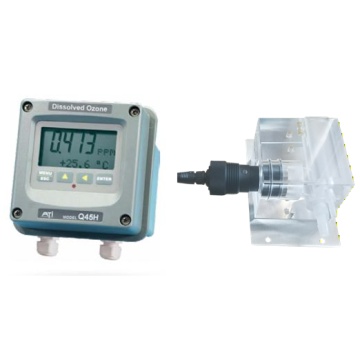 Q45H/64 Dissolved ozone transmitter with constant head flowcell
