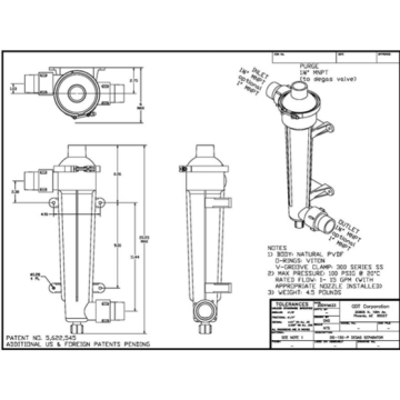 PVDF Degas Separator