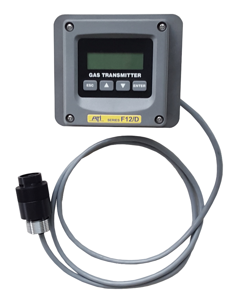 F12 Gas Transmitter with sensor holder and 6ft cable