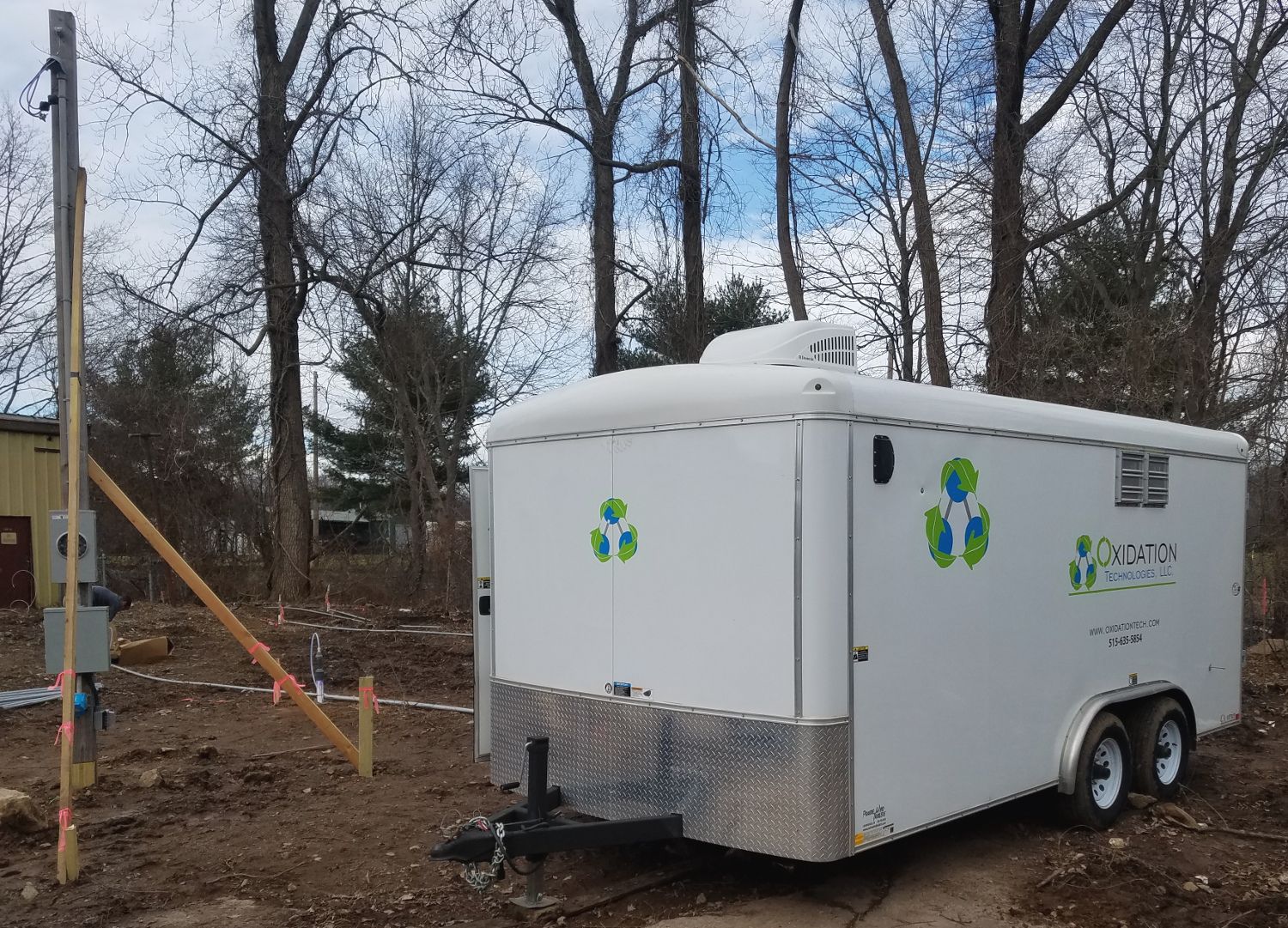 Ozone trailer on-site