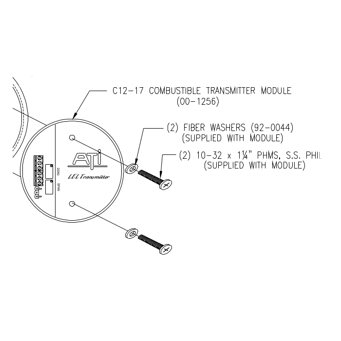 C12-17 Combustible Transmitter Module C12-17 Combustible Transmitter Module
