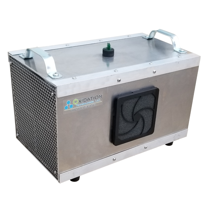 Ambient air ozone scrubber