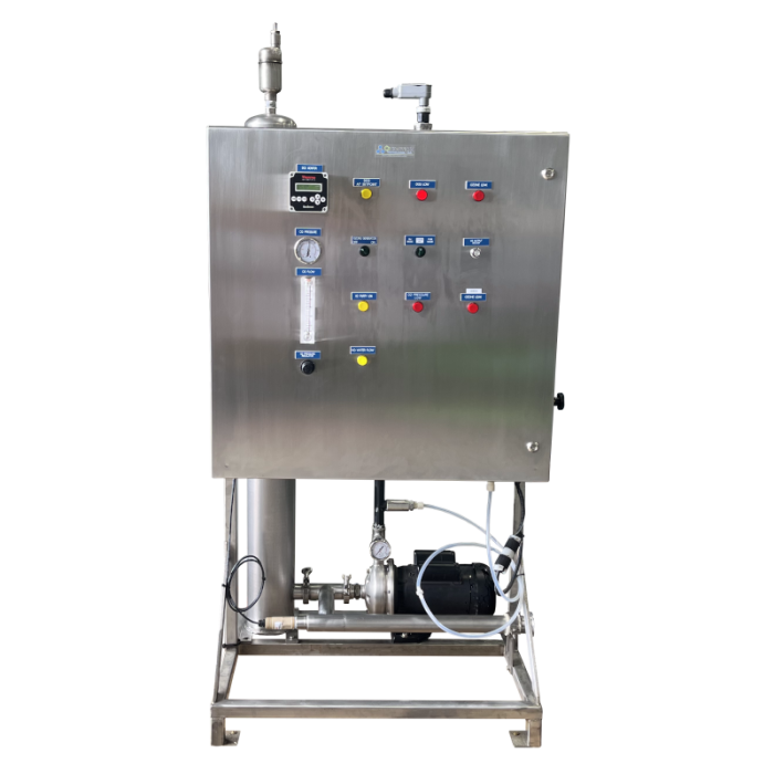 OST-100 Ozone Water system shown with optional dissolved ozone monitor OST-100 Ozone Water system shown with optional dissolved ozone monitor