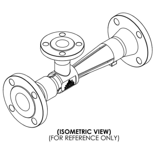 CF3M Stainless Steel Venturi SS-2081 Flanged Connection