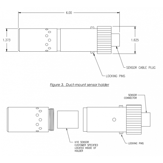H10 Duct Sensor Holder