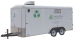 380 g/hr (20 lb/day) ozone generation trailer
