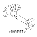 CF3M Stainless Steel Venturi SS-12050 Flanged Connection