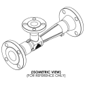 CF3M Stainless Steel Venturi SS-2081 Flanged Connection