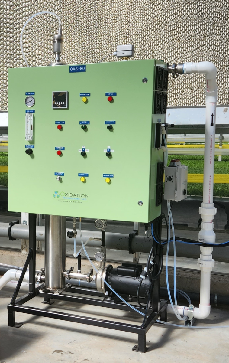OXS-80 ozone water system for hydroponic greenhouses