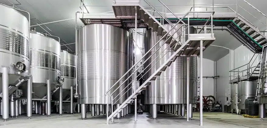 Ozone tanks for CIP system