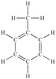 Toluene removed with ozone