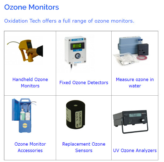 Ozone Monitors that are offered by Oxidation Technologies